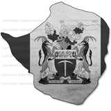 Rhodesia Rhodesian Subdue Vintage Style Map Outline Sticker Decal 3.75" - OwnTheAvenue