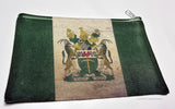 Rhodesia Rhodesian World Country Flag Grunge Style Purse Make Up Bag