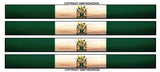 x4 Racing Stripes Vintage Style Rhodesia Rhodesian Flag Sticker Decals 5" Each - OwnTheAvenue