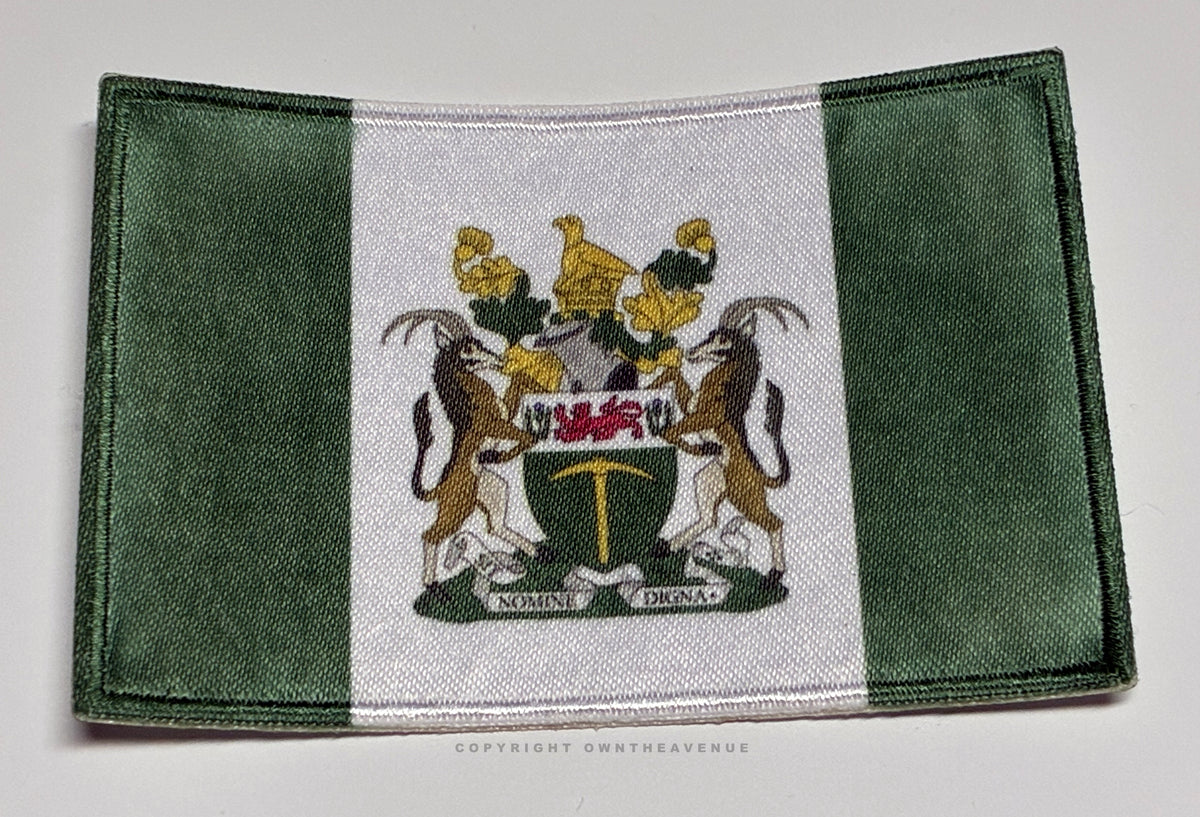 Rhodesia Rhodesian World Country Flag Iron On Patch