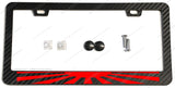 JDM Rising Sun Japanese Carbon Fiber License Plate Frame - OwnTheAvenue