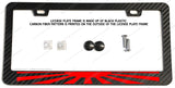 JDM Rising Sun Japanese Carbon Fiber License Plate Frame - OwnTheAvenue