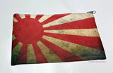 Japan Japanese JDM Drifting Racing Rising Sun Grunge Purse Make Up Bag