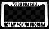 Road Rage Model 2 Funny Joke Humor Prank License Plate Frame - OwnTheAvenue