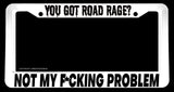 Road Rage Model 2 Funny Joke Humor Prank License Plate Frame - OwnTheAvenue