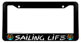Sailing Life Boat Ocean Yacht Nautical License Plate Frame - OwnTheAvenue