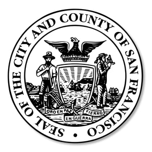 Seal of San Francisco California CA Car Truck Window Bumper Sticker Decal 4" - OwnTheAvenue