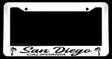 San Diego California Car Truck Auto White License Plate Frame - OwnTheAvenue