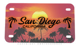 San Diego California Motorcycle Auto Metal License Plate - OwnTheAvenue