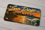 San Diego California Motorcycle License Plate