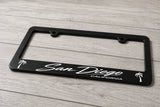 San Diego California Slim Style License Plate Frame