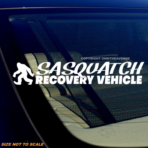 Bigfoot Sasquatch Recovery Vehicle Funny Humor ModelV01 Car Truck Sticker Decal - OwnTheAvenue