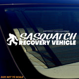 Bigfoot Sasquatch Recovery Vehicle Funny Humor ModelV01 Car Truck Sticker Decal - OwnTheAvenue