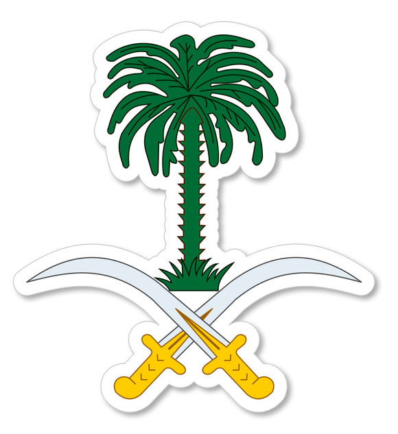 Saudi Arabia Coat of Arms Vinyl Sticker Decal 4