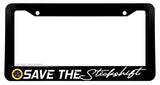 Save The Stick Shift Manual Transmission JDM Drifting Race V1 License Plate Frame
