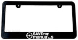 Save The Manuals Manual Transmission Racing JDM V01 License Plate Frame - OwnTheAvenue