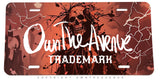 Goth Skull Anime Eyes JDM OwnTheAvenueTM Metal License Plate - OwnTheAvenue