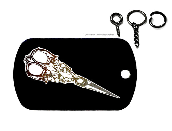 Scissors Barber Hair Stylist Vintage Style V02 Keychain Necklace Tag - OwnTheAvenue