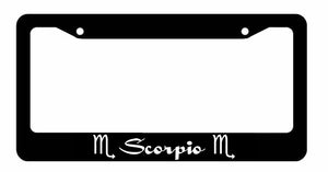 Scorpio Logo Sign Astrological Astrology Car Truck License Plate Frame