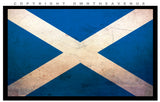 x2 Scotland Scottish Rustic Style Flags Vinyl Sticker Decals 4"