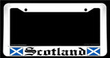 Scotland Scottish Flag Car Truck Auto White License Plate Frame - OwnTheAvenue