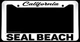 Seal Beach California White License Plate Frame - OwnTheAvenue