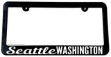 Seattle Washington Slim Style License Plate Frame - OwnTheAvenue