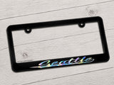 Seattle Holographic License Plate Frame