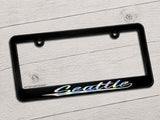 Seattle Holographic License Plate Frame