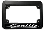 Seattle Motorcycle License Plate Frame