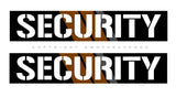 x2 Security Officer Guard Safety Caution Danger V01 Vinyl Sticker Decals 5"