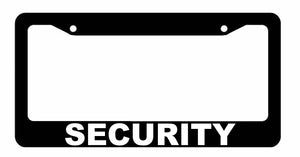 Security Officer Car Truck License Plate Frame