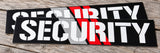 x2 Security Officer Guard Safety Caution Danger V001 Vinyl Sticker Decals 5"