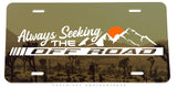 Off Road Truck Lifted 4x4 Desert Scene Auto Metal License Plate - OwnTheAvenue