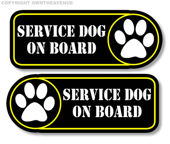 Service Dog On Board Sticker Decal - 4