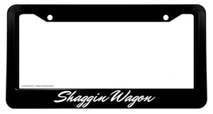 Shaggin Wagon JDM Funny Drifting Drift Racing Race V01 License Plate Frame