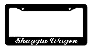 Shaggin Wagon JDM Funny Drifting Drift Racing Race Car Truck License Plate Frame