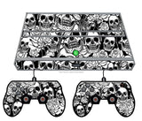 Skulls Floral Roses Vinyl Skin Wrap Sticker For Video Game Console Gaming - OwnTheAvenue