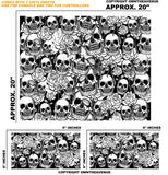 Skulls Floral Roses Vinyl Skin Wrap Sticker For Video Game Console Gaming - OwnTheAvenue