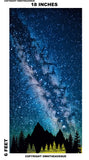 Mountains Galaxy Vinyl Skin Wrap 6ft Tall Sticker For Longboard Skateboard - OwnTheAvenue