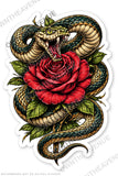 Tattoo Style Thorns Detailed Graphic Vinyl Sticker Decal 4" Inches - OwnTheAvenue