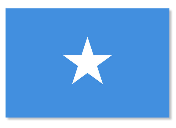Somalia World Country Flag Vinyl Sticker Decal 3.5