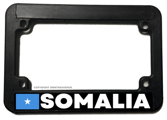 Somalia World Country Flag Motorcycle License Plate Frame - OwnTheAvenue