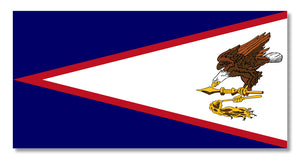 Samoan Samoa Flag WSM WS Car Truck Window Bumper Sticker Decal 4" - OwnTheAvenue