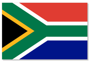 African South Africa Flag Car Truck Bumper Laptop Cooler Sticker Decal 4"