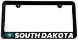 South Dakota Flag Vintage Style License Plate Frame - OwnTheAvenue