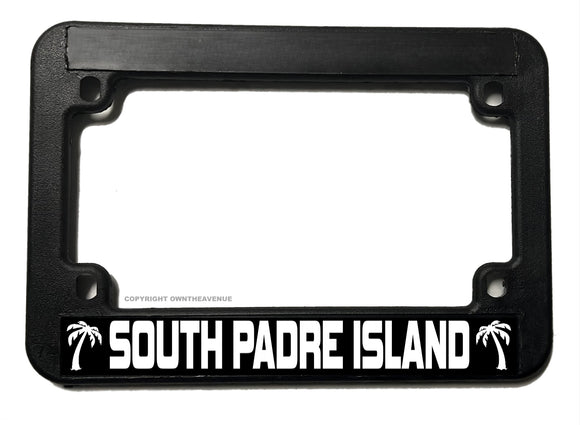 South Padre Island TX Motorcycle License Plate Frame