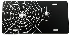 Spiderweb Car Truck Auto License Plate