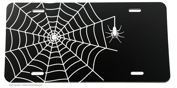 Spiderweb Car Truck Auto License Plate