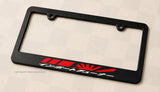 Japanese Kanji Rising Sun Racing Sport Stripes Slim License Plate Frame